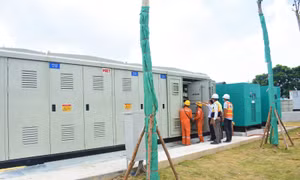 Rà soát hệ thống cung cấp điện cho Bệnh viện điều trị COVID-19 tại Hà Nội