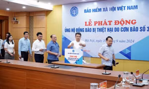 BHXH Việt Nam: Phát động ủng hộ đồng bào bị thiệt hại do cơn bão số 3 gây ra