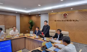 Lãnh đạo Bộ Thông tin và Truyền thông thôn tin về chương trình  Ngày hội thắm tình hữu nghị đặc biệt Việt Nam - Lào năm 2023.