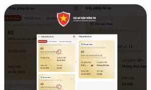 Mạo danh công an yêu cầu cài đặt điểm giấy phép lái xe