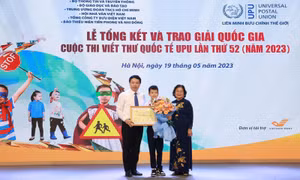 Học sinh Bến Tre đạt giả Nhất cuộc thi Viết thư Quốc tế UPU lần thứ 52