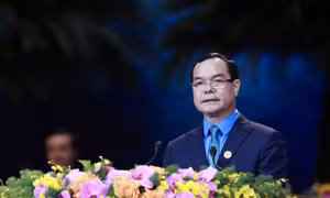 Ông Nguyễn Đình Khang, Chủ tịch Tổng Liên đoàn Lao động Việt Nam khoá XIII, nhiệm kỳ 2023 -2028.