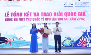 Học sinh lớp 10 tại Đà Nẵng đạt giải Nhất cuộc thi Viết thư quốc tế UPU năm 2025
