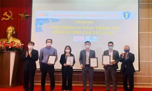 Trao giải thưởng ‘Chìa khóa vàng' năm 2021 cho 34 sản phẩm, dịch vụ an toàn thông tin