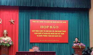 Công bố cuộc thi ảnh báo chí, ảnh nghệ thuật toàn quốc về Quân đội nhân dân Việt Nam 2024