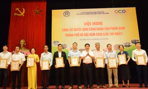Hà Nội công bố 275 sản phẩm chương trình mỗi xã một sản phẩm