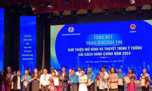 Đội Công đoàn Viên chức thành phố Cần Thơ đạt giải Nhất hội thi cải cách hành chính năm 2024