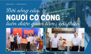 Đời sống của người có công luôn được quan tâm, cải thiện