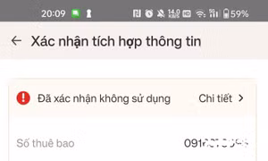 Chia sẻ của người dùng về xác thực số điện thoại trên VNeID