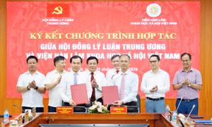 Hợp tác nghiên cứu lý luận phục vụ phát triển đất nước trong giai đoạn mới