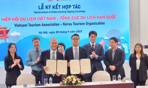 Lượng khách trao đổi giữa Việt Nam và Hàn Quốc tăng trưởng mạnh mẽ