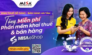 MISA tặng miễn phí phần mềm cho 2 triệu hộ kinh doanh