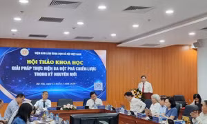 Hội thảo ‘Giải pháp thực hiện ba đột phá chiến lược trong kỷ nguyên mới’ gợi mở nhiều luận cứ phát triển