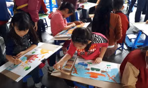 Cuộc thi vẽ tranh ‘Khám phá thế giới’ khơi dậy đam mê tìm hiểu vùng đất mới