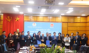 Công đoàn viên chức và Bộ Nội vụ ký kết thúc đẩy cải cách hành chính, tiền lương.