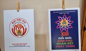Công bố thiết kế biểu trưng Đại hội XIII Công đoàn Việt Nam