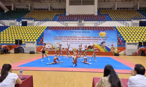 Các môn thi thu hút sự tham gia và cổ vũ từ 14 phường trên địa bàn quận Ba Đình