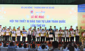 Trao 150 giải cho các tác giả Hội thi thiết bị đào tạo tự làm lần thứ 7