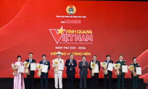 Chương trình Vinh quang Việt Nam lan tỏa khát vọng cống hiến, kiến tạo giá trị