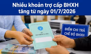 Các nhóm đối tượng đóng BHXH, BHYT theo lương cơ sở mới tăng từ 1/7/2025