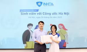 Trao giải cuộc thi ‘Sinh viên với Công ước Hà Nội’ về phòng chống tội phạm mạng
