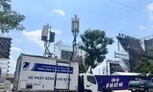 Xe phát sóng lưu động tăng cường tại các điểm tập trung đông người, nhất là lễ diễu binh, diễu hành dịp 30/4 và 1/5.