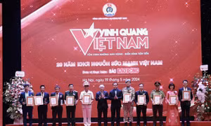 Chương trình Vinh quang Việt Nam 2024: Tôn vinh 20 tập thể, cá nhân tiêu biểu