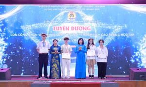 Tuyên dương, trao tặng danh hiệu “Gia đình công nhân, viên chức, lao động Thủ đô tiêu biểu”.