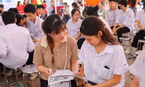 Trao đổi về nhu cầu tuyển dụng lao động của doanh nghiệp.