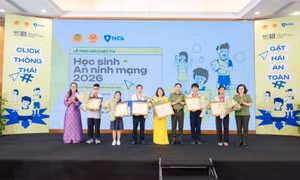 Trao giải cuộc thi 'Học sinh với An ninh mạng 2026' 