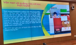 Công bố của Bộ TTTT về vấn nạn về quảng cáo cờ bạc trực tuyến