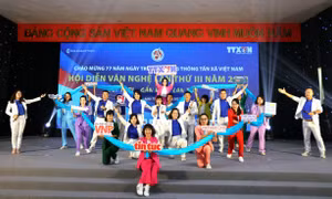 Người Thông tấn 'Vui tươi - Gắn kết - Lan tỏa' trong Hội diễn văn nghệ TTXVN lần thứ III/2022