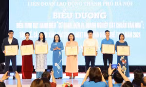 Hà Nội biểu dương điển hình ‘Cơ quan, đơn vị, doanh nghiệp đạt chuẩn văn hóa’