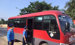 Thanh tra Sở GTVT Hà Nội phối hợp đảm bảo trật tự an toàn giao thông