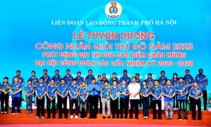 Tuyên dương 100 Công nhân giỏi Thủ đô năm 2023