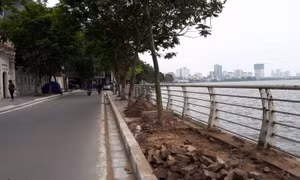 Hà Nội triển khai lát vỉa hè bằng 3 loại vật liệu sau 1 năm dừng thi công