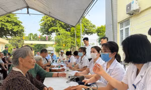 Khám sức khỏe và tặng quà cho hơn 300 người có công