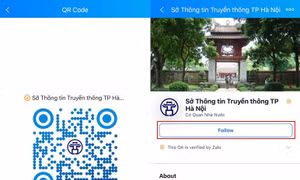 Hà Nội sử dụng Zalo để thông tin về bầu cử