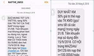Các nhà mạng khuyến mại 50% với thuê bao trả trước dịp 2/9 có sai quy định?