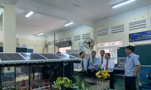 Các thiết bị đào tạo tự làm đáp ứng nhu cầu thực hành thực tế