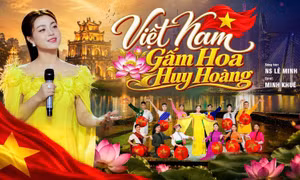 Ca sĩ Minh Khuê ra mắt MV ca nhạc 'Việt Nam gấm hoa huy hoàng'