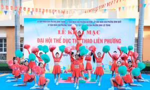 TP Hồ Chí Minh: Sôi nổi Đại hội thể dục thể thao liên phường năm 2025