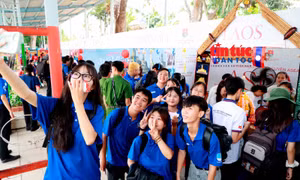 Sôi nổi ngày hội những người tình nguyện tại TP Hồ Chí Minh