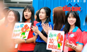 Trên 8.000 chiến sĩ 'Hoa phượng đỏ' tiếp sức sĩ tử lớp 10