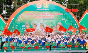 TP Hồ Chí Minh: Sôi nổi lễ kỷ niệm 85 năm Ngày thành lập Đội TNTP Hồ Chí Minh