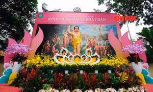 TP Hồ Chí Minh rực rỡ cờ hoa chào mừng đại lễ Phật đản