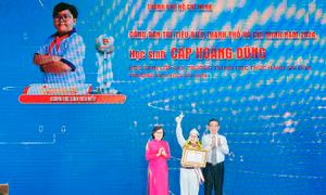 Cáp Hoàng Dũng, gương thiếu nhi học giỏi, sống đẹp theo lời Bác