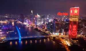 Diện mạo phường Sài Gòn nổi bật chào đón Đại hội Đảng