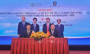 Bà Rịa – Vũng Tàu và thành phố Sanjo ký kết biên bản ghi nhớ hợp tác