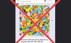 Xử phạt do đăng tin sai sự thật 'Viện 105 xét nghiệm kẹo dương tính với ma tuý'